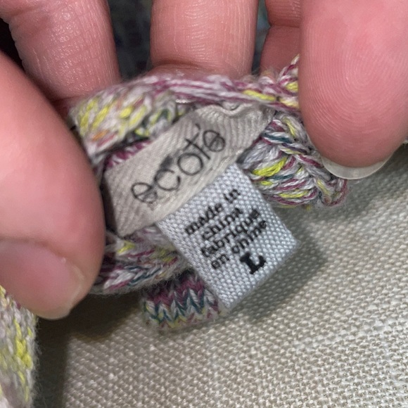 Size large/medium, Ecote brand crochet crop top, multicolor - Picture 4 of 4